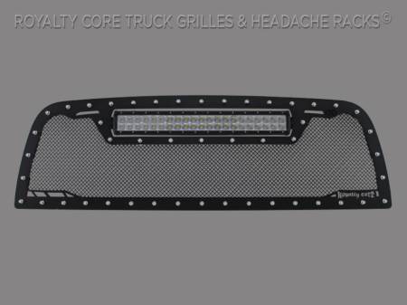 Grilles - RCRXT - Royalty Core - DODGE RAM 2500/3500/4500 2013-2018 RCRX LED Race Line Grille-Top Mount LED