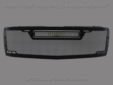 Royalty Core - Chevy 2500/3500 2007-2010 RCRX LED Full Grille Replacement-Top Mounted LED - Image 1
