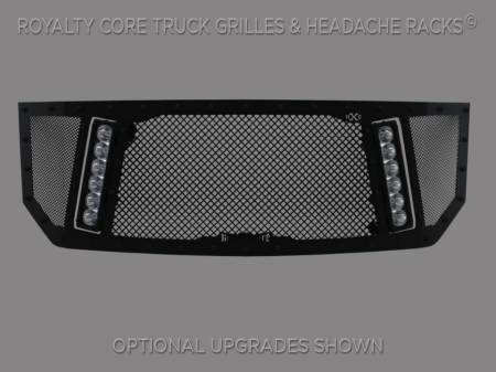 Grilles - RCX - Royalty Core - Chevrolet 1500 2016-2018 RCX Explosive Dual LED Grille