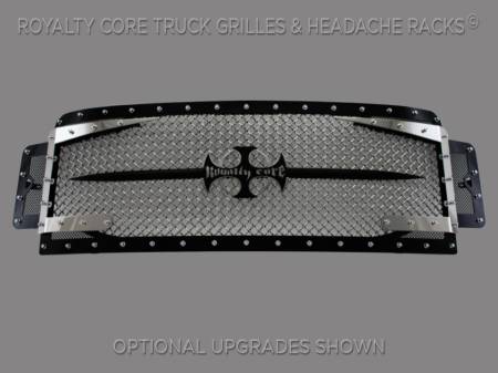 Royalty Core - Ford Super Duty 2017-2019 RC3DX Innovative Full Grille Replacement - Image 2
