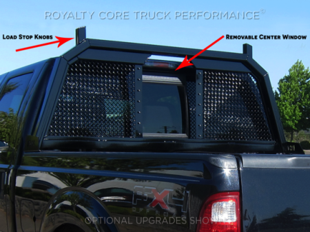 Royalty Core - Ford Superduty 2017-2024 RC88 Headache Rack with Diamond Crimp Mesh - Image 3