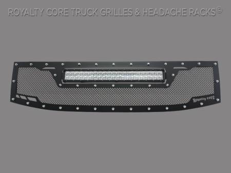 Nissan Titan 2004-2015 RCRX LED Full Grille Replacement-Top Mounted LED