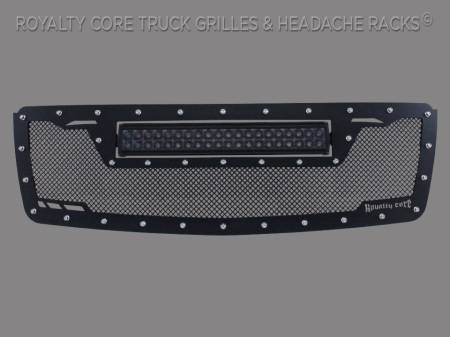 Grilles - RCRXT - Royalty Core - Chevrolet Suburban-Tahoe-Avalanche 2007-2014 RCRX LED Race Grille-Top Mount LED