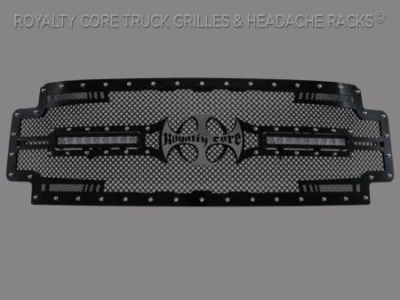 Super Duty - 2017-2019 Super Duty Grilles - Royalty Core - Ford Super Duty 2017-2019 RC2X X-Treme Dual LED Full Grille Replacement