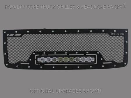 Royalty Core - GMC Denali  HD 2500/3500 2011-2014 RCRX LED Race Line Grille - Image 2