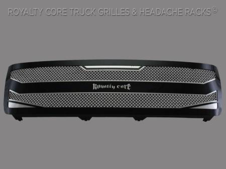Grilles - RC4 - Royalty Core - Royalty Core Chevrolet Silverado Full Grille Replacement 2500/3500 HD 2011-2014 RC4 Layered Grille
