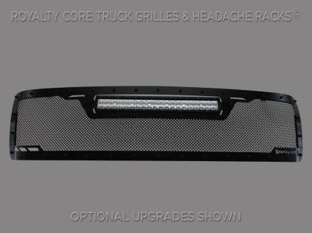 Chevy 1500 2007-2013 RCRX LED Race Line Full Grille Replacement-Top Mount LED
