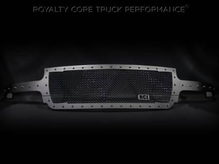 Royalty Core - Test Chevrolet 2500/3500 1999-2002 Full Grille Replacement RC1 Satin Black Grille - Image 2