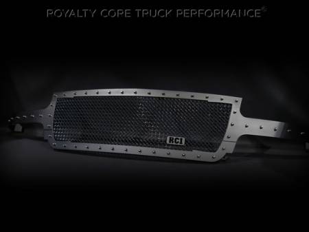 Royalty Core - Test Chevrolet 2500/3500 1999-2002 Full Grille Replacement RC1 Satin Black Grille - Image 1