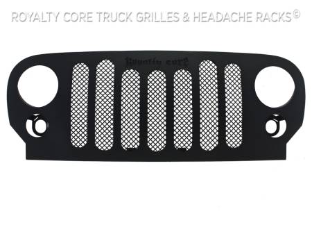 Royalty Core - Jeep Wrangler 2007-2017 RCJK Grille Replacement Satin Black - Image 3